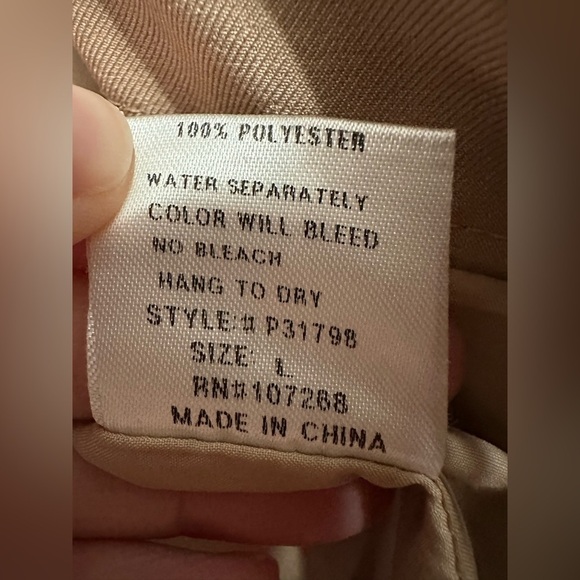 Gracia High Rise Wide Leg Pin-Tuck Flare Trousers Size Large NWT - Picture 9 of 11